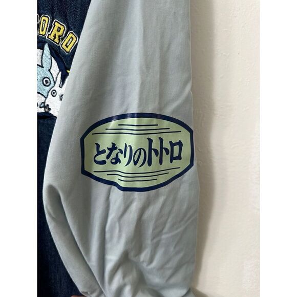 Studio Ghibli My Neighbor Totoro Circle Portrait Varsity Jacket Size L - Picture 5 of 10